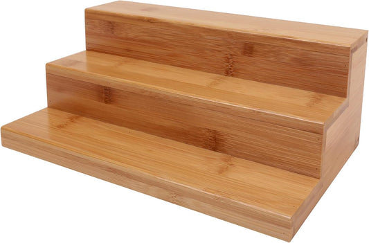 Bamboo Spice Rack Organizer 3 Tier