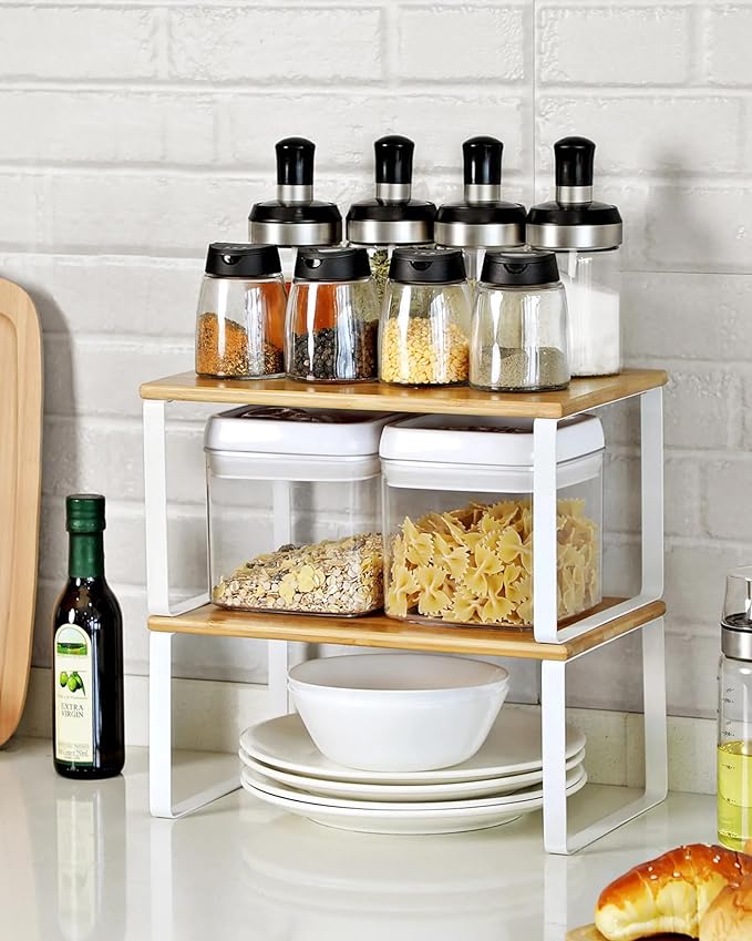 Set of 4 Cabinet Shelf Organizers