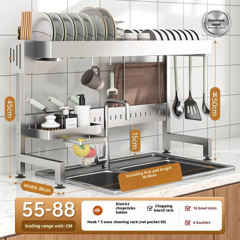 Adjustable Sink Drying Rack