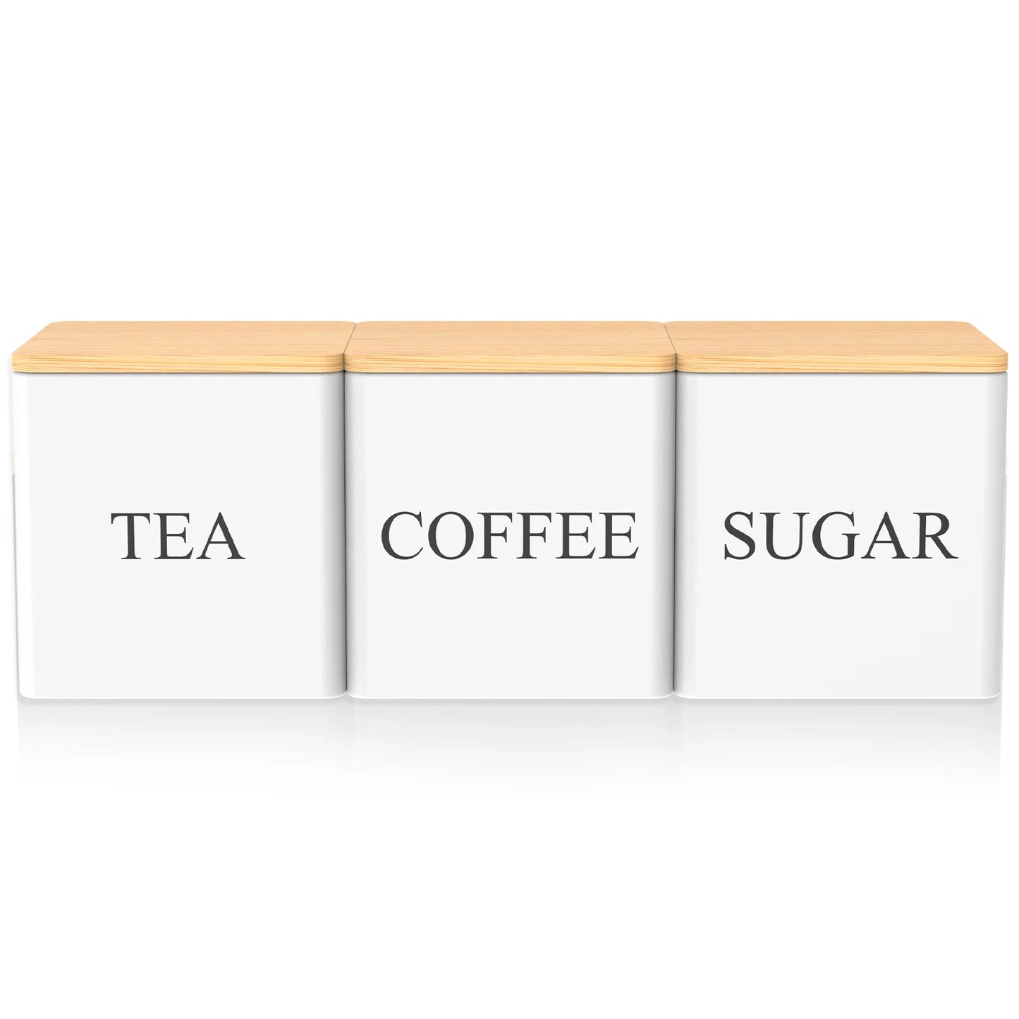 Tea Sugar Coffee Canister Set