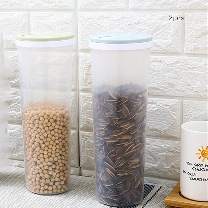 Food Storage Canister With Measuring Cup