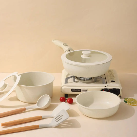Cookware Set with Removable Handle