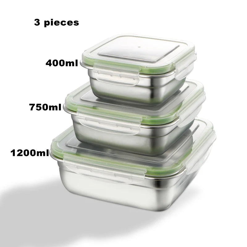 3 Pcs Food Containers
