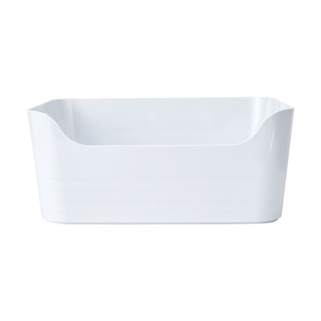 Medium White Cut Out Edge Tub