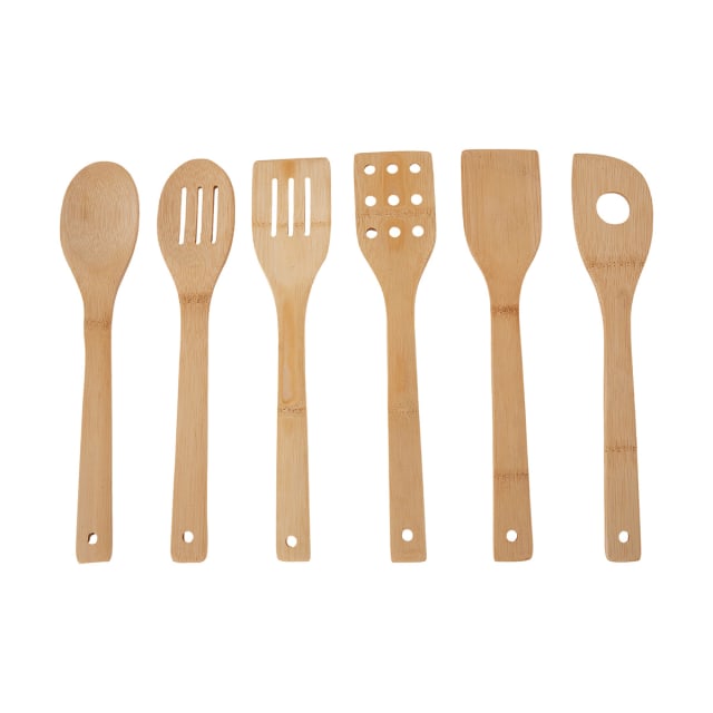 6 Bamboo Utensils