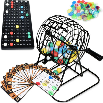 Bingo Game for Adults and Kids – Family Bingo Game Set with 50 Bingo Cards