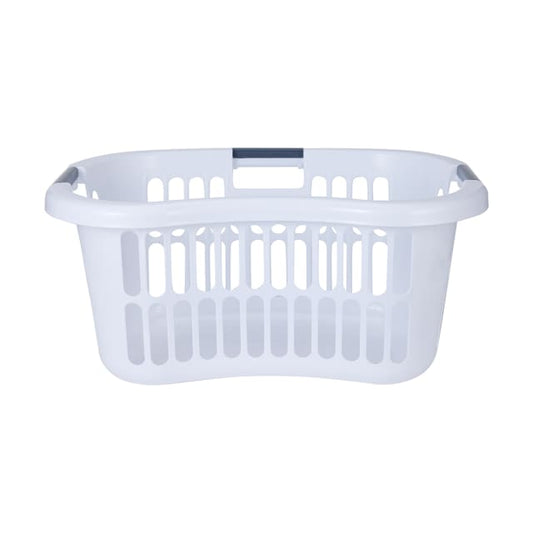 Hip Hugger Laundry Basket - White