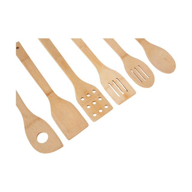 6 Bamboo Utensils