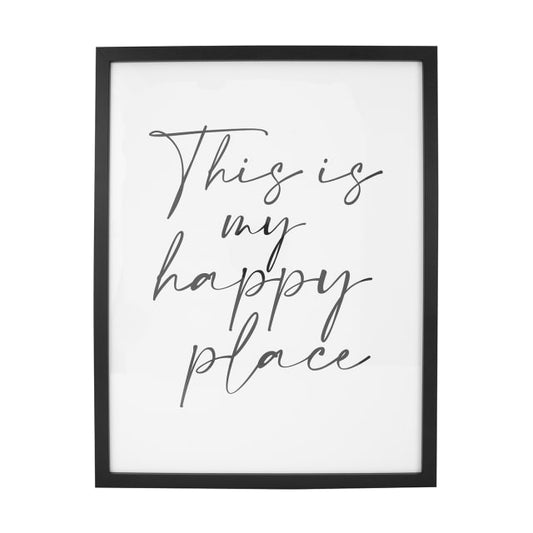 Happy Place Framed Print