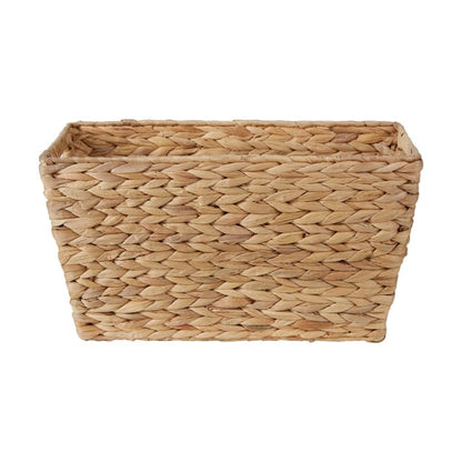 Rectangle Narrow Basket with Handles - Brown