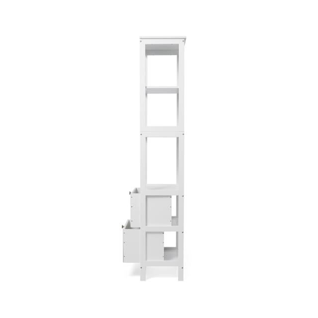 Panelled 5 Tier Shelf Unit