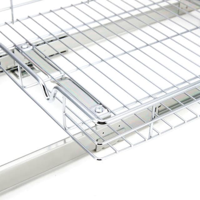 Chrome Pull-out Drawer Sliding Organiser