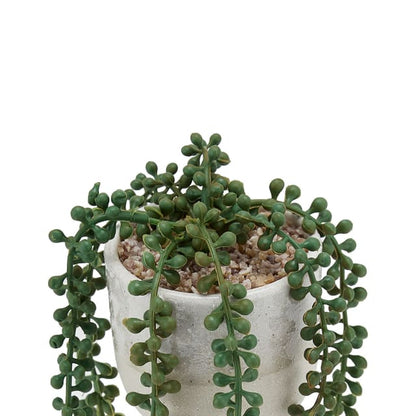 Artificial String of Pearls Plant in Pot