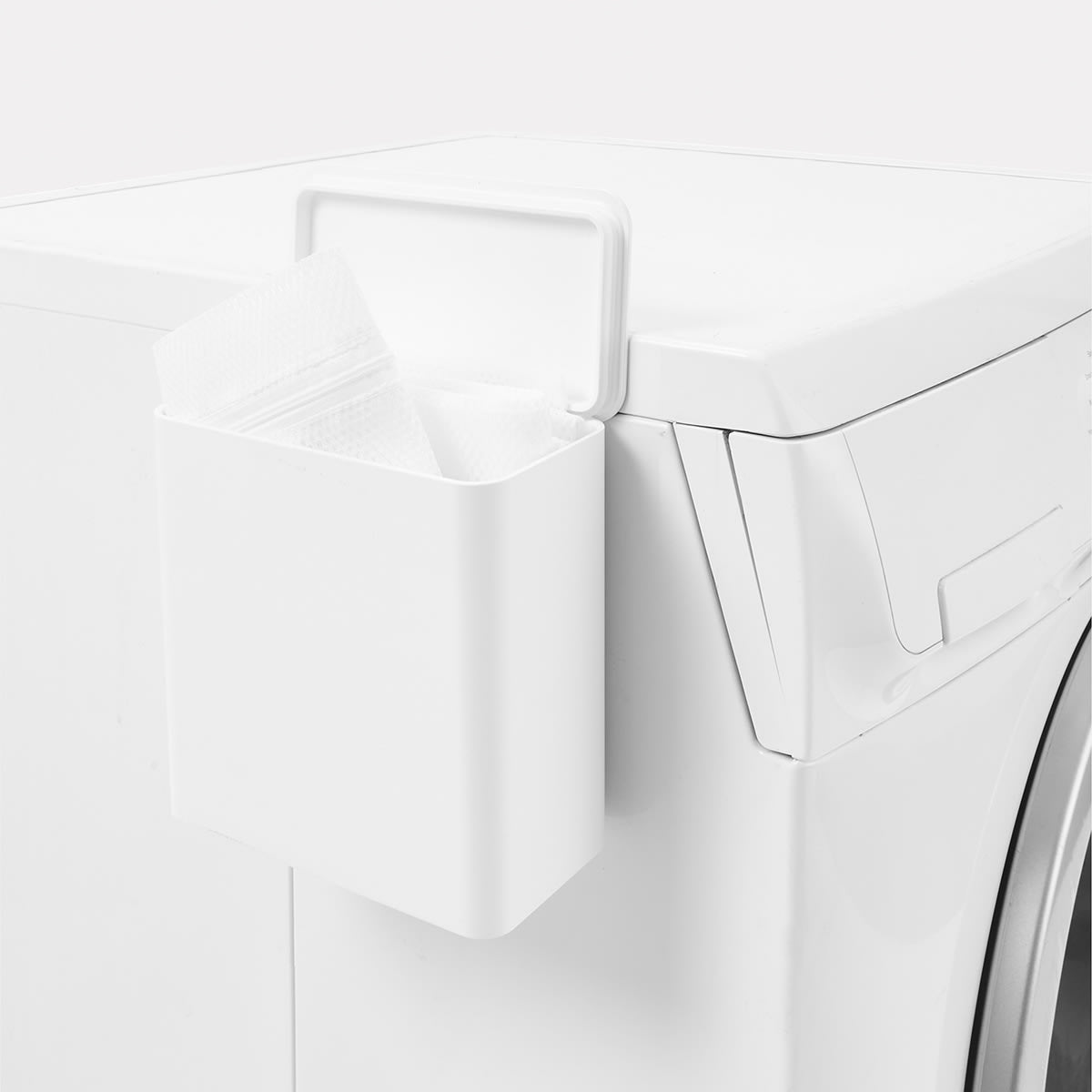 Magnetic Laundry Caddy - White