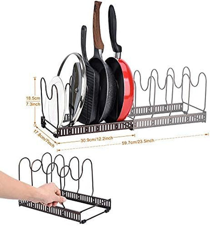 Expandable Pans Organizer Rack