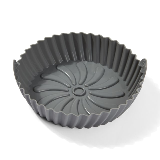 Silicone Air Fryer Tray - Grey