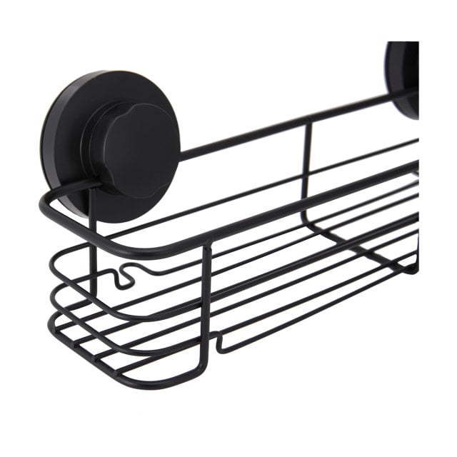 Black Suction Rectangular Rack