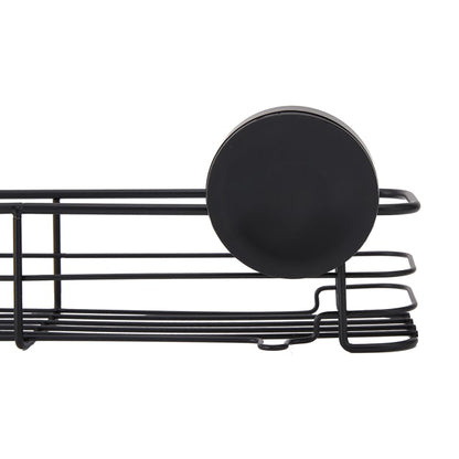 Black Suction Rectangular Rack