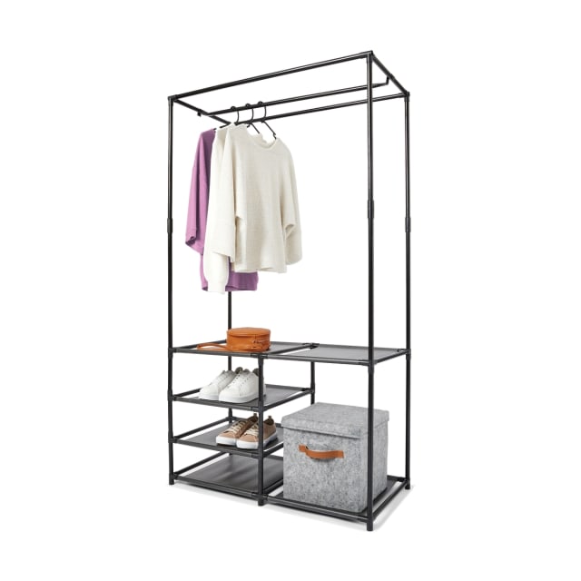 Open Wardrobe with Shelves