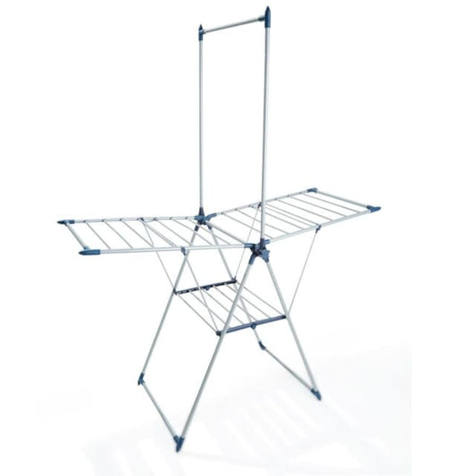 Winged Clothes Airer with Garment Rack