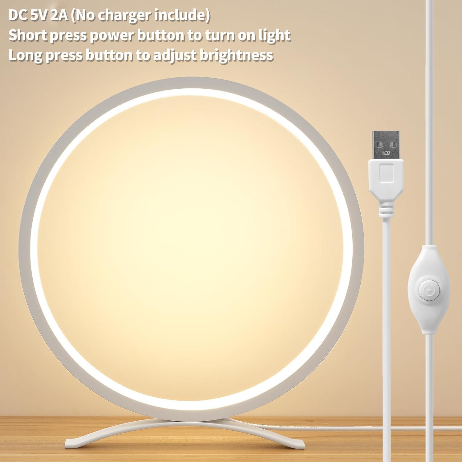 Modern Circular Design Table Lamp 