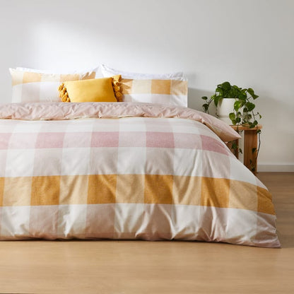 Maya Cotton Rich Reversible Quilt Cover Set - Single Bed