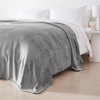 Soft Touch Blanket - Double/Queen Bed, Grey