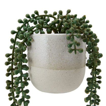 Artificial String of Pearls Plant in Pot