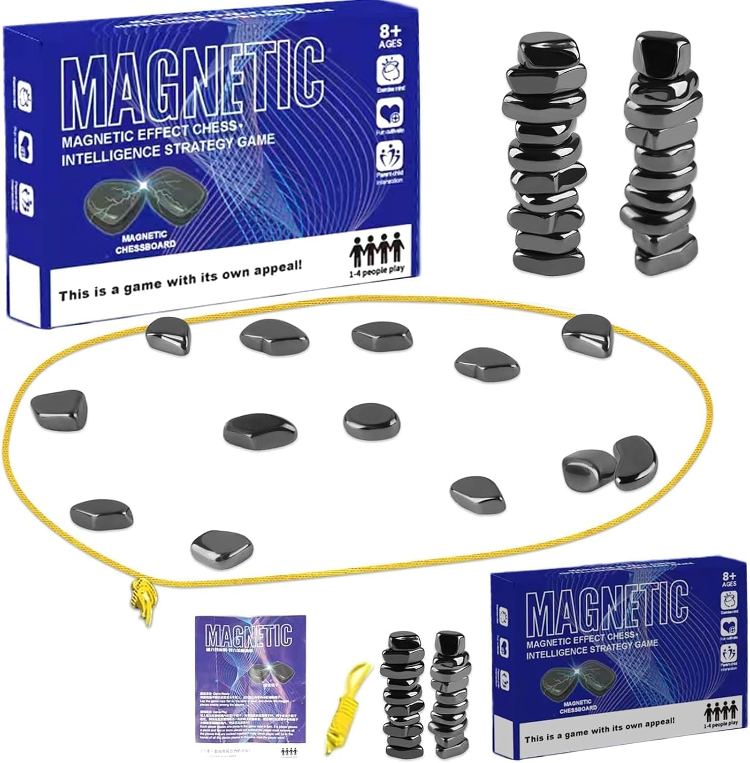 Magnetic Chess Strategy Game - 2024 New Family Board Games Set 