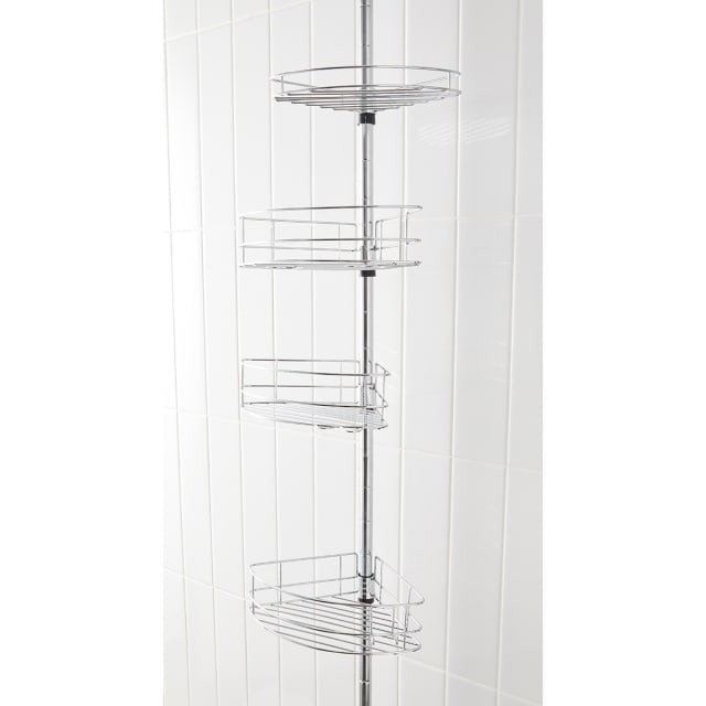 Telescopic Shower Caddy - Silver Look