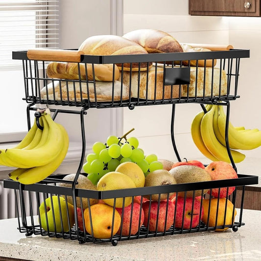 Metal Wire Storage Basket 