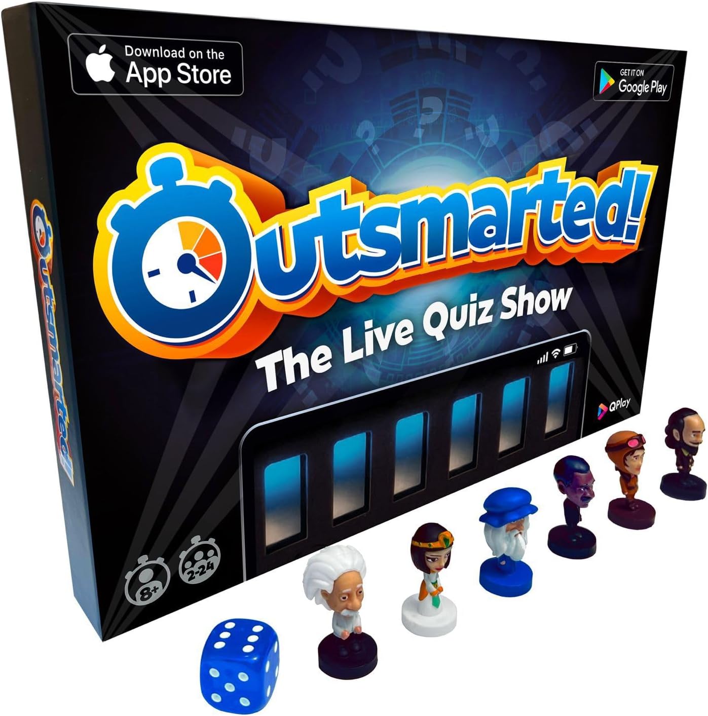 Outsmarted  Live Quiz Show Board Game For Kids, Teens & Adults - the Ultimate Family Game