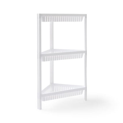 3 Tier Plastic Corner Shelf