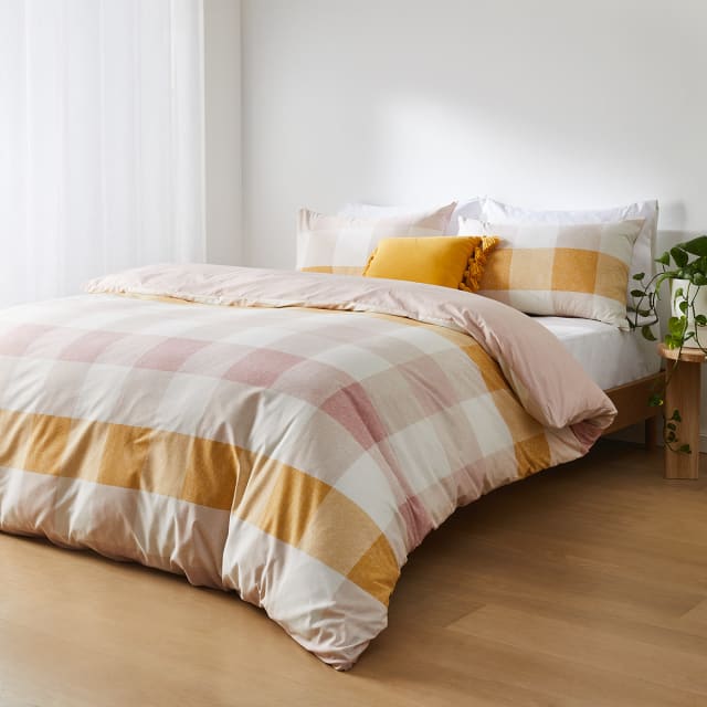 Maya Cotton Rich Reversible Quilt Cover Set - Single Bed