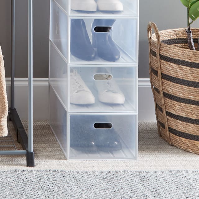 Large Plastic Shoe Storage Box