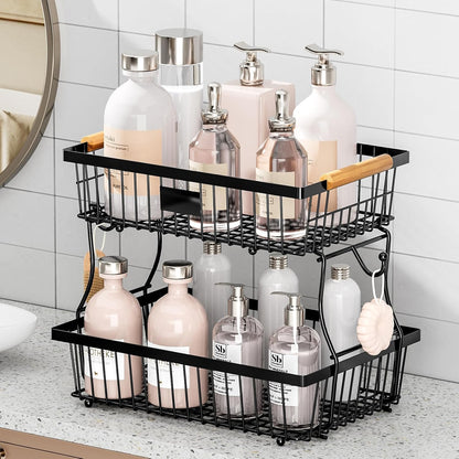 Metal Wire Storage Basket 