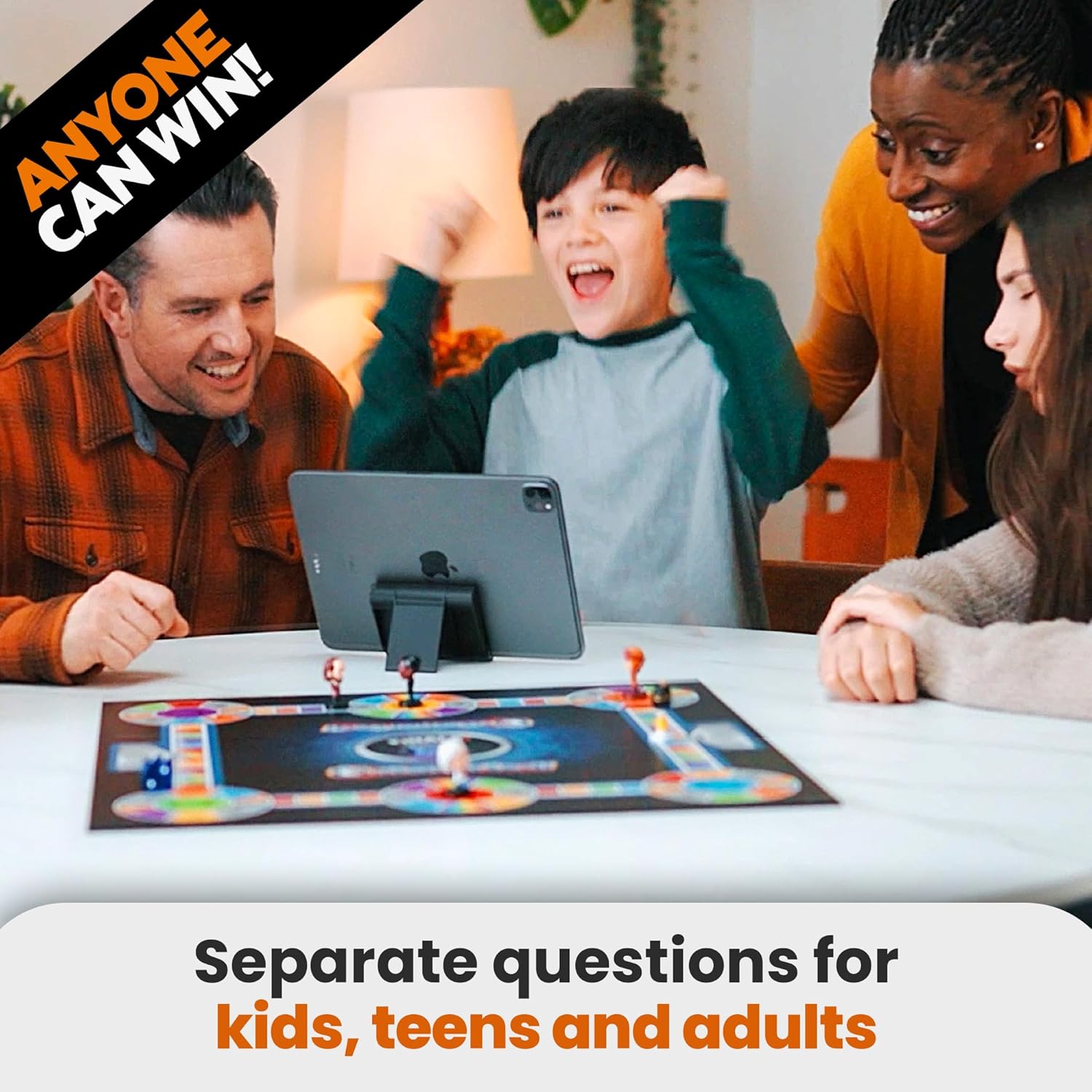 Outsmarted  Live Quiz Show Board Game For Kids, Teens & Adults - the Ultimate Family Game