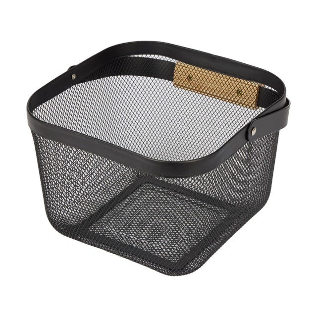 Wire Mesh Basket - Black