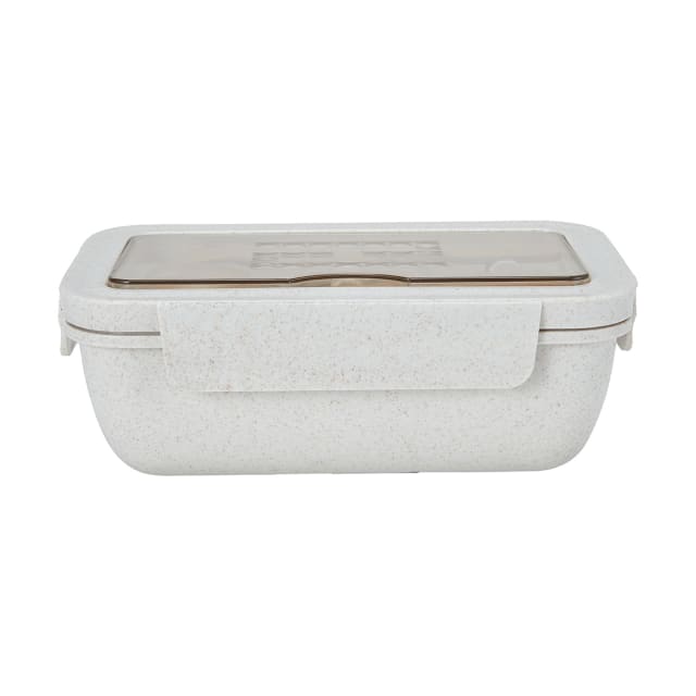 Oatmeal Wheat Straw Lunch Box with Cutlery