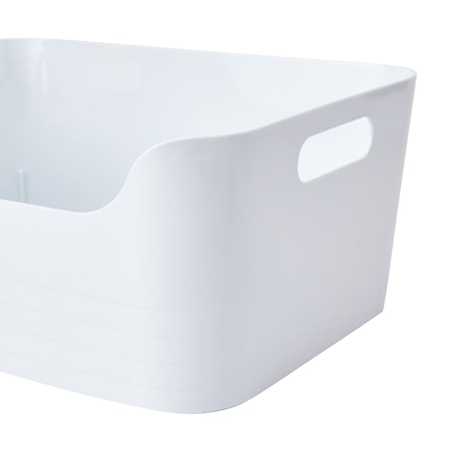 Medium White Cut Out Edge Tub