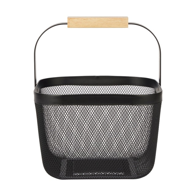 Wire Mesh Basket - Black