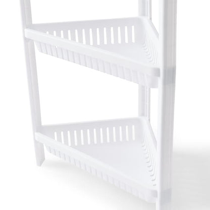 3 Tier Plastic Corner Shelf