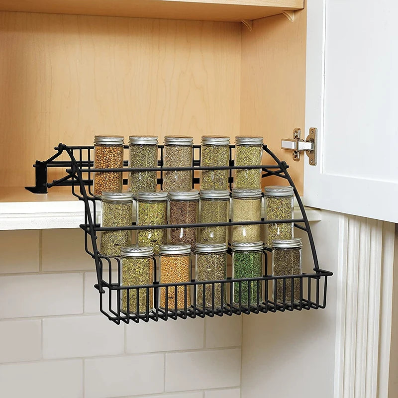 3 Tier Pull Down Spice Rack