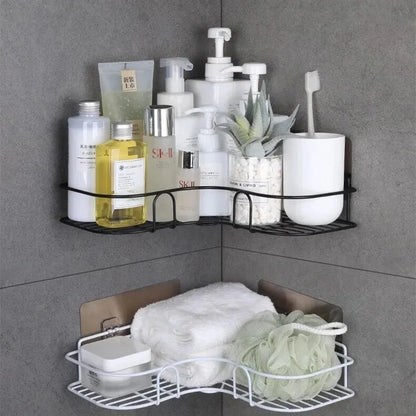 Bathroom Wall Mounted Corner Storage Shelf for Shampoo