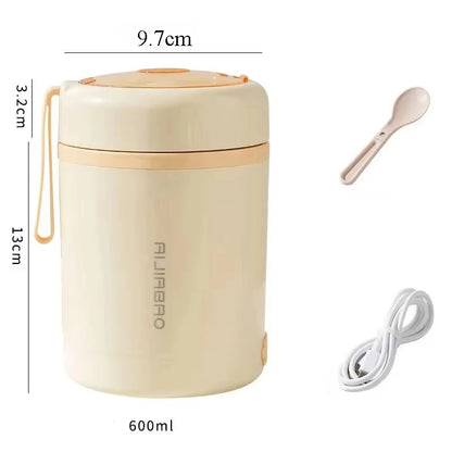 Portable Electric Heating Lunch Box 600ML