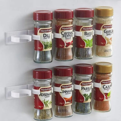 Wall-Mounted Spice Bottle Holder