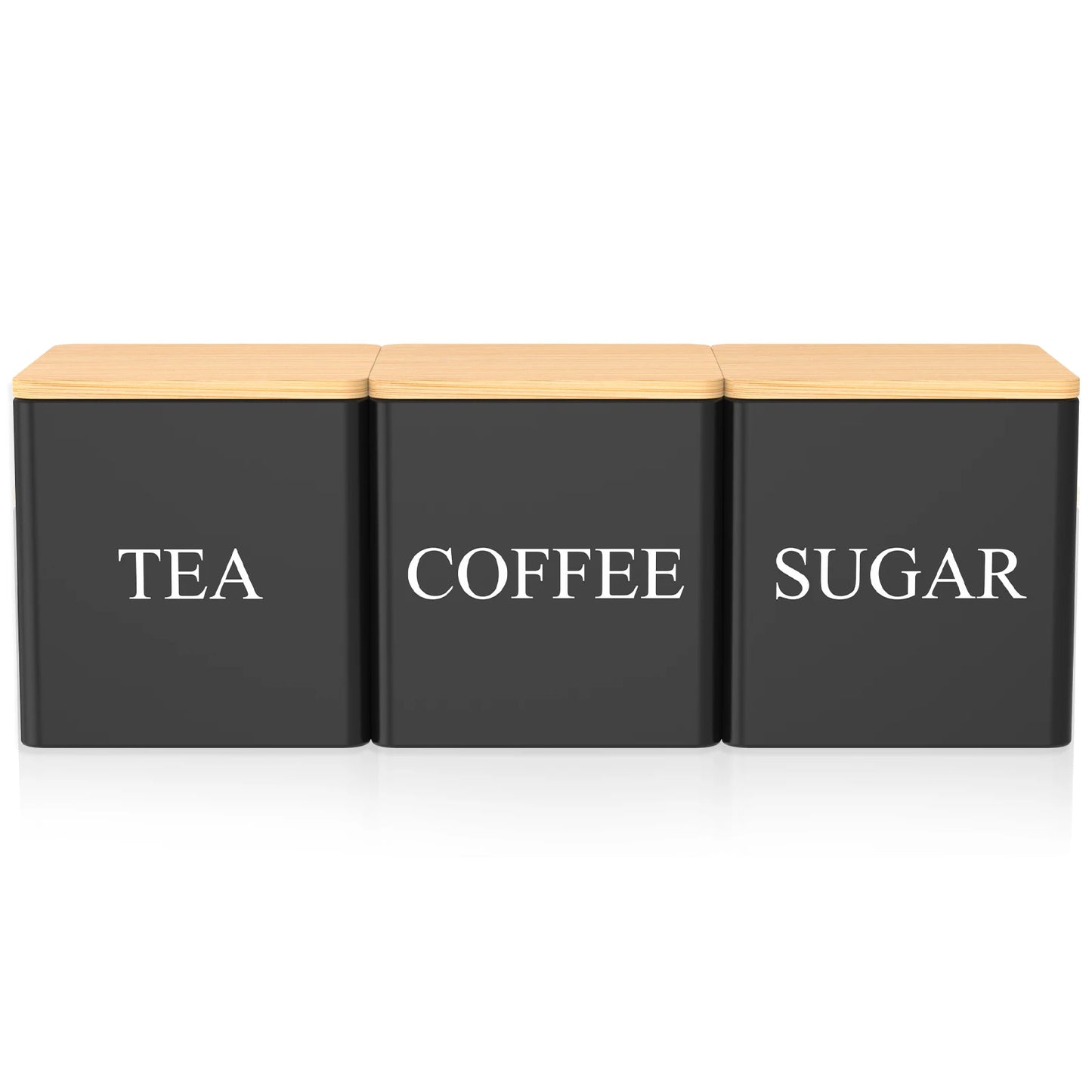 Tea Sugar Coffee Canister Set