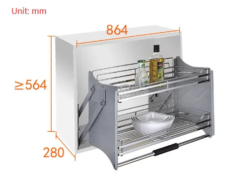Pull-Down Storage Rack