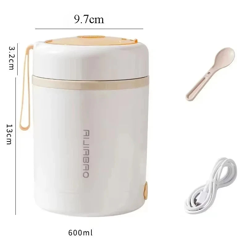 Portable Electric Heating Lunch Box 600ML