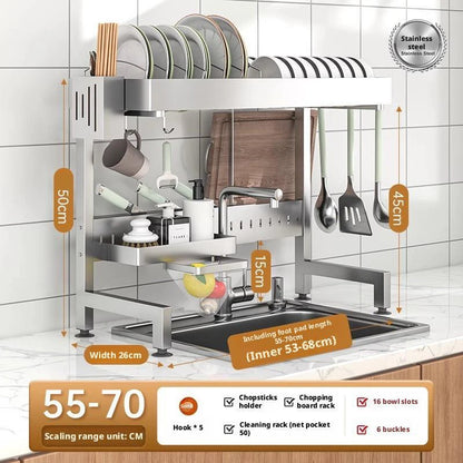 Adjustable Sink Drying Rack